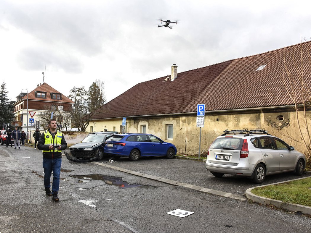 Mapovali jsme dopravní nehody z policejního dronu