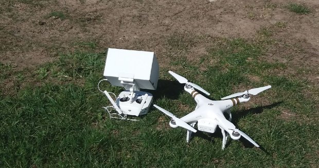 Takto vypadá jeden ze tří dronů, které využívá jihomoravská policie.