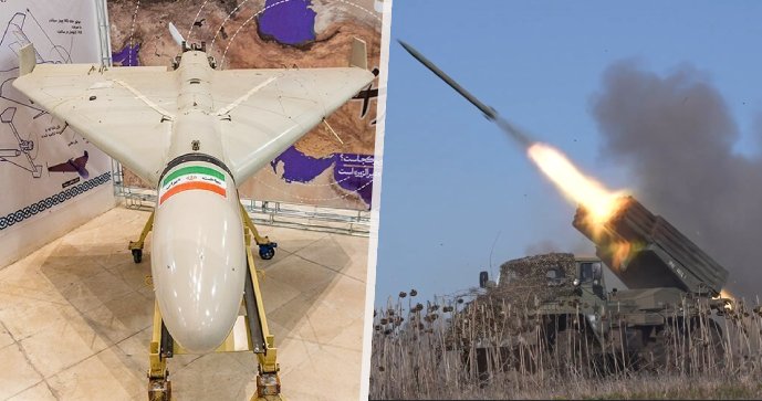 Drony a rakety udeřily na Izrael naráz: Írán si půjčil taktiku od Rusů
