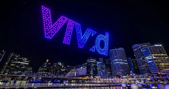 90 dronů spadlo při zimní show v Sydney: Organizátoři museli akci zrušit