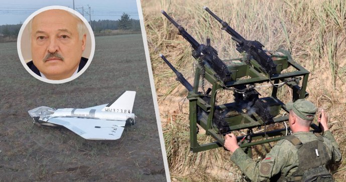 Bělorusko sestřeluje ruské drony mířící na Západ.