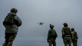 Ukrajinští dronoví operatéři