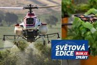 Rozmach dronů v zemědělství: Vraždí moly, myši a další škůdce, nahradí ubývající včely?