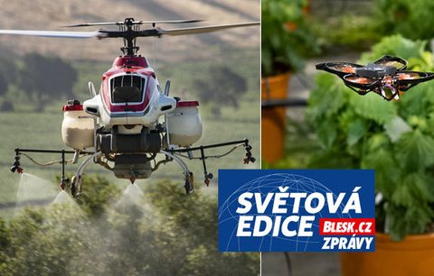 Rozmach dronů v zemědělství: Vraždí moly, myši a další škůdce, nahradí ubývající včely?