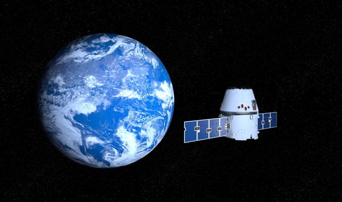Vesmírná čerpací stanice pro satelity už brzo nebude sci-fi. Ilustrační foto