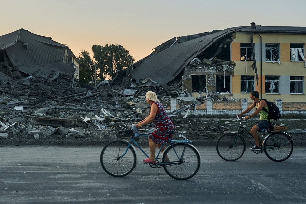 Válka na Ukrajině: Obec Družkovka uprostřed války (31.8.2022)