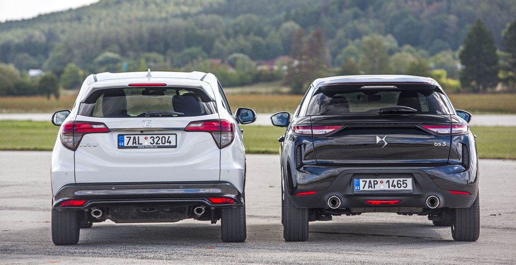 DS 3 Crossback 1.2 PureTech 8AT vs. Honda HR-V 1.5 Turbo CVT