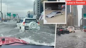 Povodeň v Dubaji: Bouře a vydatné deště zatopily ulice. Smrtící záplavy zasáhly i Karibik