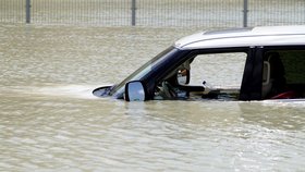 Povodně v Dubaji (17.4.2024)
