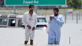 Povodně v Dubaji (17.4.2024)