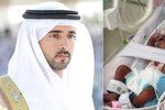 Dubajský princ zaplatil výdaje za porod nigerijských čtyřčat.