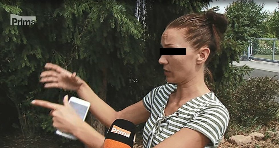 Paní Vladěna popsala incident u bazénu v Dubí.
