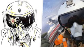Duch Kyjeva: Legenda, nebo opravdový pilot? Ukrajinské ozbrojené síly zveřejnily jeho fotku se vzkazem Rusku