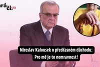 Kalousek v Blesku o své penzi: Důchod mi vyměří příští rok. Kolik bude brát?