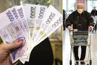 „Rouškovné“ 5000 korun přeje důchodcům více než půlka Čechů. Hlavně voliči KSČM a ANO