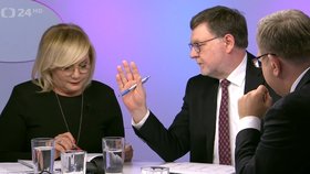 Spory u Václava Moravce o valorizaci penzí: Zbyněk Stanjura se střetl s Alenou Schillerovou (26.2.2023)