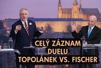 Topolánek v duelu s Fischerem: Ptejte se obou kandidátů v přímém přenosu