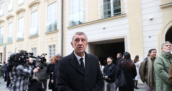 Pohřeb kardinála Dominika Duky: Andrej Babiš (15.11.2025)