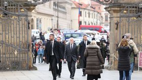 Pohřeb kardinála Dominika Duky: příchod prezidenta Petra Pavla (15.11.2025)