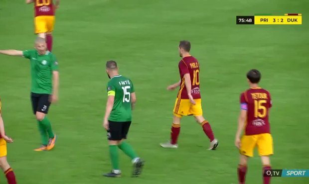 Příbram - Dukla: Gonzálezova pumelice z dálky málem nachytala Kočího 