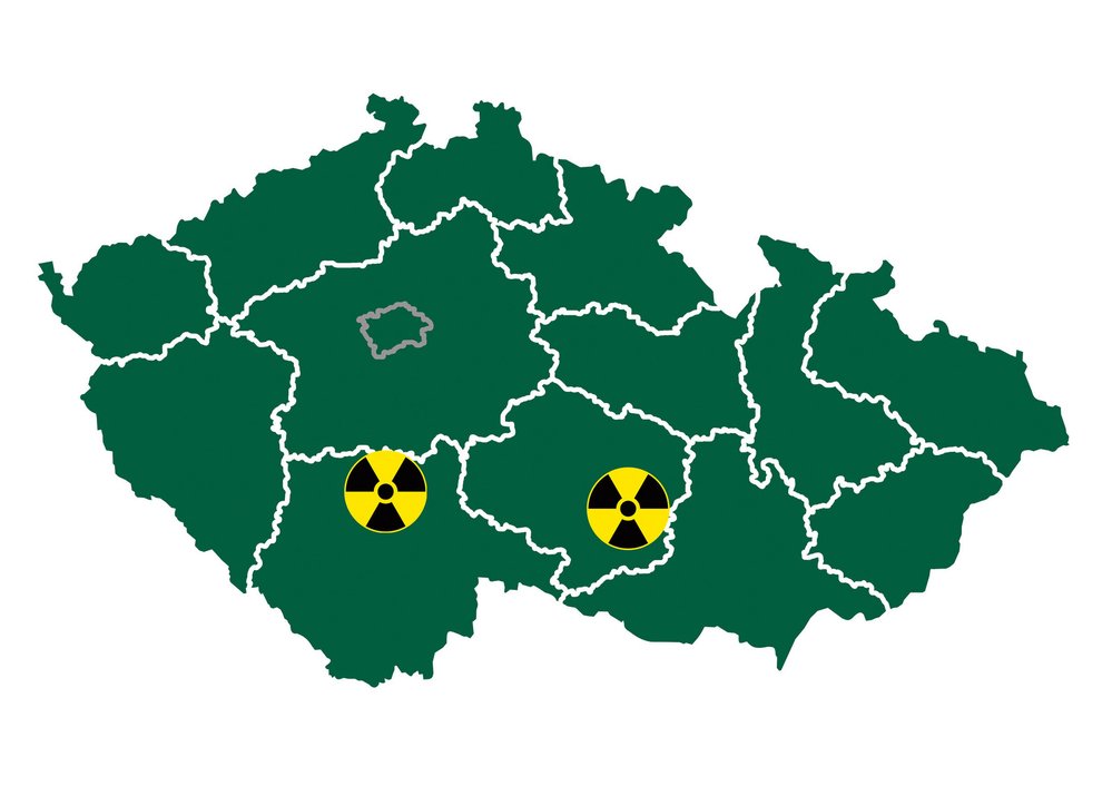 Česká republika má dvě jaderné elektrárny – Dukovany a Temelín