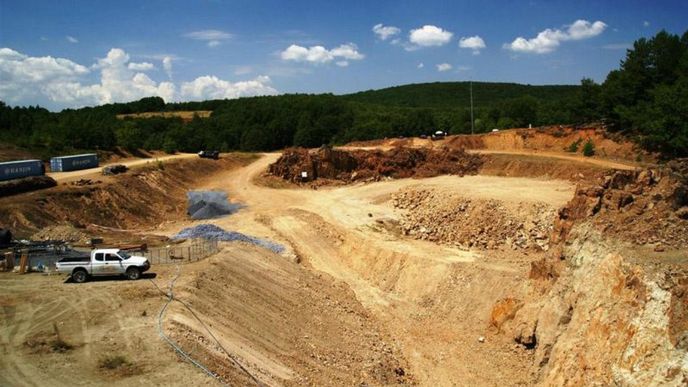 Důl Skouries Důl Skouries