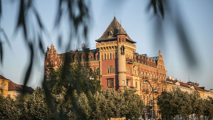 Dům Bellevue na pražském Smetanově nábřeží Dům Bellevue na pražském Smetanově nábřeží