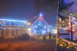 Nejosvětlenější vánoční dům zdobí 42 tisíc žároviček.