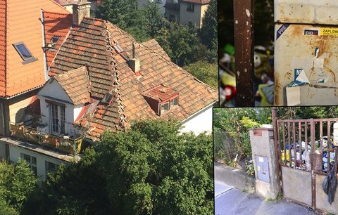 Dům hrůzy v ulici Na Volánově: Zahrada plná odpadků, zápach, plíseň a krysy