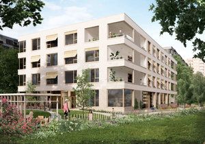 Prague 3 will build a new social services building.  Its form was determined by an architectural competition