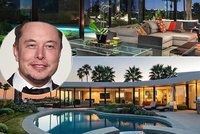 Elon Musk prodává svou vilu: Za 103 miliony se čtyřmi ložnicemi, bazénem a technickými vychytávkami