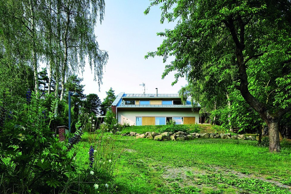 Nízkoenergetický dům v Mirošovicích.