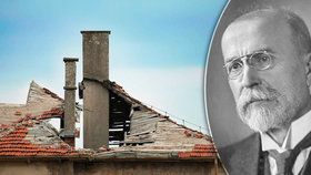 V Čejkovicích se zřítila střecha domu, kde žil Masaryk