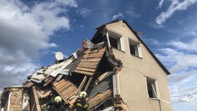 Výbuch domu na Prostějovsku si vyžádal lidský život.