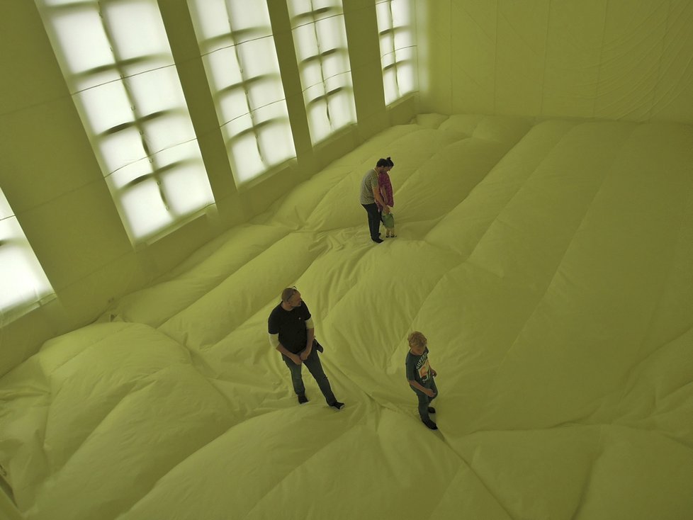 Zajímá vás, jak to vypadá uvnitř balónu V OK galerii to zjistíte