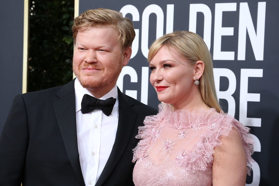 Kirsten Dunstová se snoubencem Jessem Plemonsem