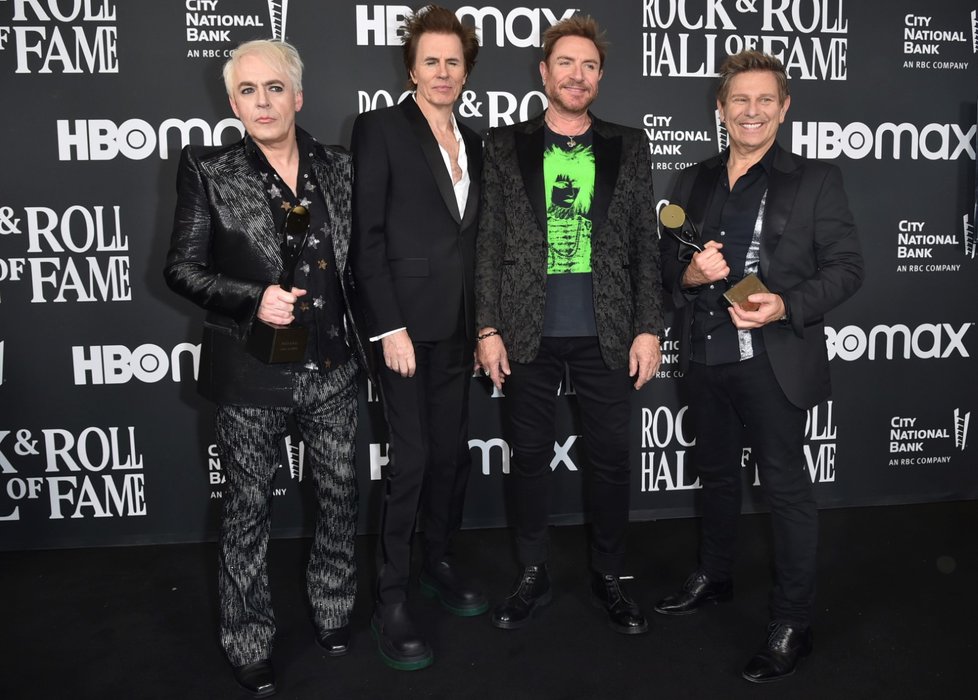 Kapela Duran Duran 6. 11. 2022 vstoupila do Rock&#39;n&#39;rollové síně slávy.