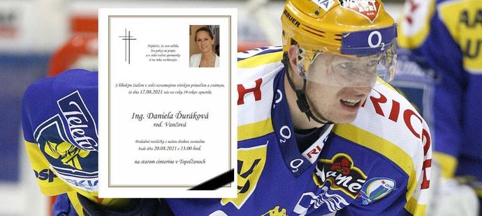 S bývalým hokejistou Miroslavem Ďurčákem se osud nemazli, milovnaou manželku mu vzala rakovina dva dny před třetími narozeninami jejich dcekyl