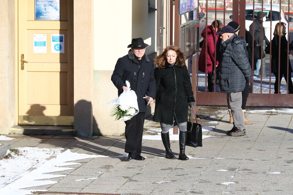 Pohřeb režiséra Dušana Kleina - Jaroslav Uhlíř