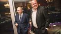 Majitel Central Group Dušan Kunovský a Daniel Novák z E15 Majitel Central Group Dušan Kunovský a Daniel Novák z E15