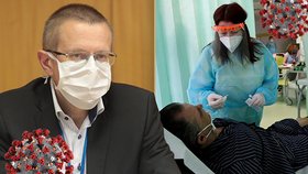 Epidemie začíná zpomalovat, jsme v bodě zlomu, míní Dušek. Začne zátěž nemocnic příští týden klesat?