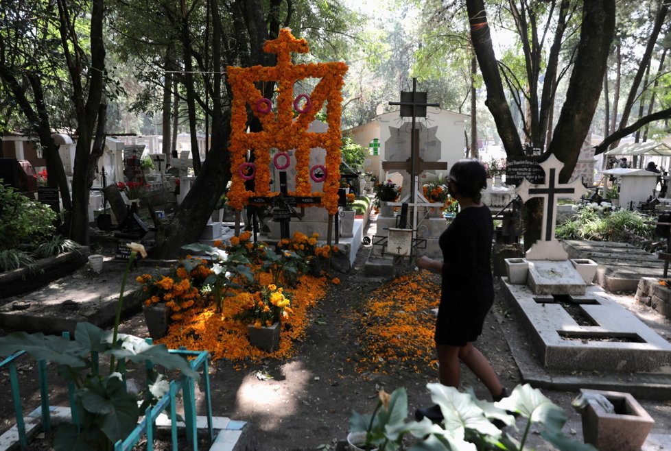 Památka zesnulých v Mexiku (29. 10. 2020)