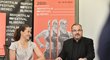 Šárka Strachová a Michal Dusík na tiskové konferenci mezinárodního festivalu sportovních filmů SPORTFILM v&nbsp;Liberci