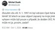 Michal Dusík už ani zloděje nehledá, bohatě by mu stačily SPZtky. Michal Dusík už ani zloděje nehledá, bohatě by mu stačily SPZtky.