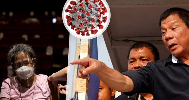 „Píchnu vám vakcínu do zadku!“ Prezident Filipín hrozí odpůrcům očkování zatčením, chce jména