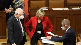 Sněmovna hlasuje o důvěře vládě: Bývalý premiér Andrej Babiš (12. 1. 2022)