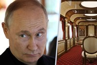 Putinův luxusní „vlak duchů“: Posilovna, salon i pohotovost na kolejích. A nedá se vysledovat