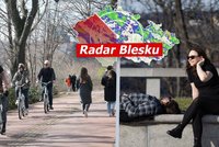 Do Česka míří písek ze Sahary! Padaly rekordy, naměřili 17,7 °C. Sledujte radar Blesku