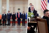 Analýza: Evropští lídři panikaří? Mohli by přijet do Washingtonu a Trumpa „přetáhnout“ zpátky