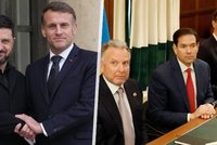 Macron v uniklém rozhovoru: „Existuje šance, že USA zradí Ukrajinu skrz území“